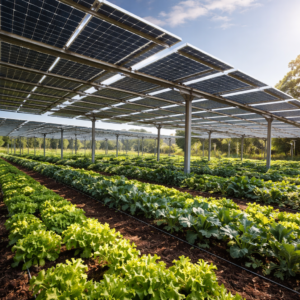 agrivoltaica, agrovoltaica, energía solar agrícola, sistemas agrivoltaicos, energía fotovoltaica, agricultura y energía, autoconsumo agrícola, instalaciones fotovoltaicas, energía renovable en agricultura, proyectos agrivoltaicos, diseño agrivoltaico, cultivo bajo paneles solares, rentabilidad agrivoltaica, energía solar en fincas, transición energética agrícola