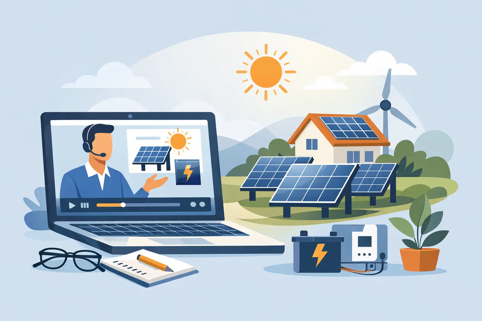 Curso energía solar fotovoltaica online útil