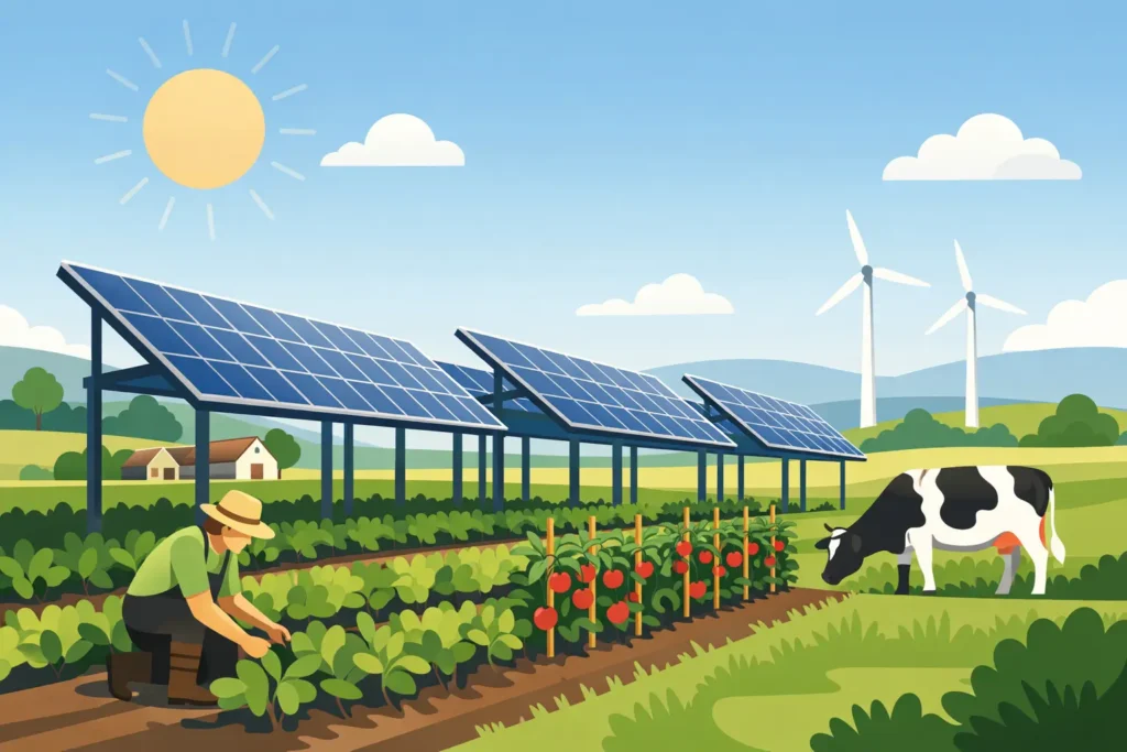Qué es la agrivoltaica y cómo se aplica