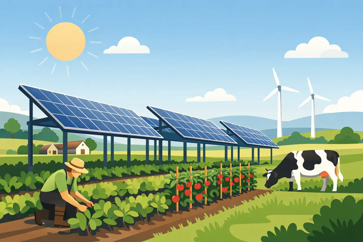 Qué es la agrivoltaica y cómo se aplica