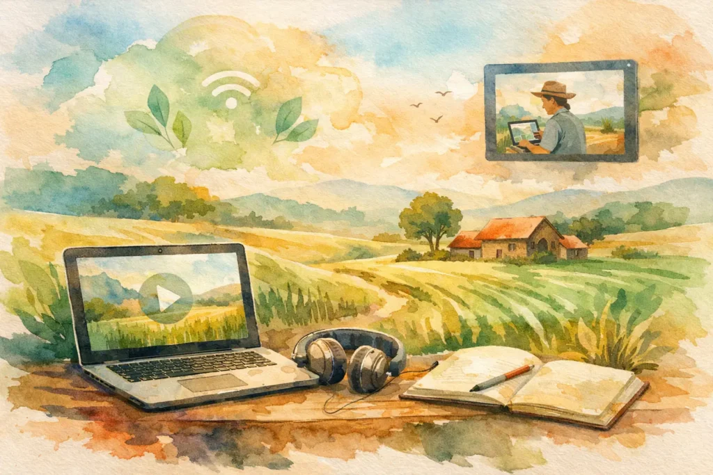 Guía para formación agraria online útil