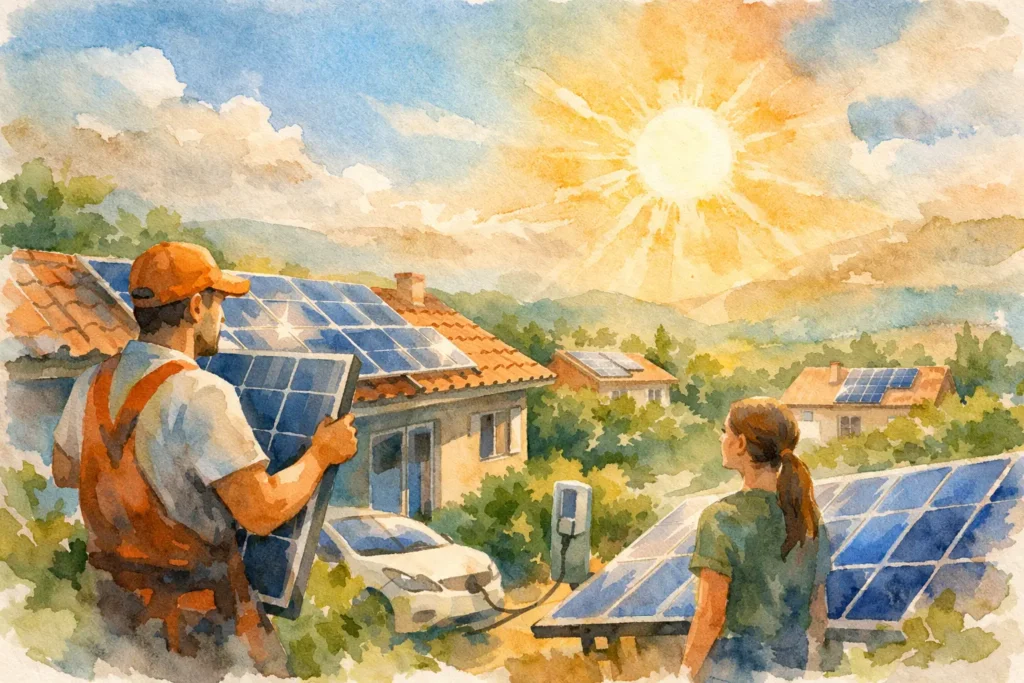 Curso de autoconsumo solar residencial para empleo